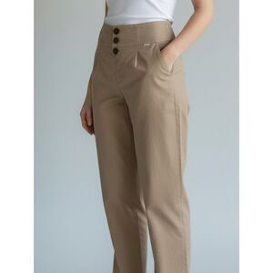 Nicole Bridger Tencel Tan Pants